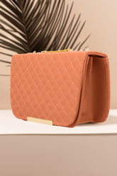 Shoulder Bag  Quilted Charm - Bronze
